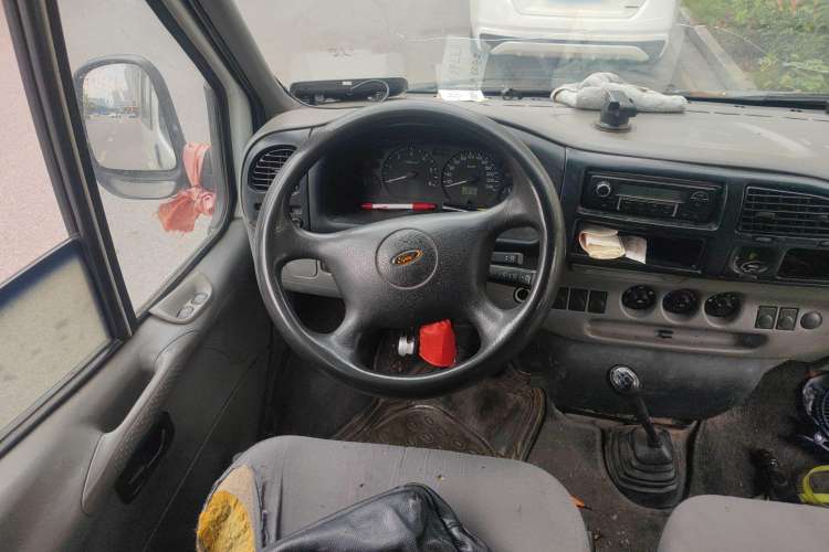 Used Ford Classic Transit 2013 2.8T Diesel Ice White Logistics Vehicle Long Wheelbase Mid-Roof – JX493ZLQ3A Steering Wheel