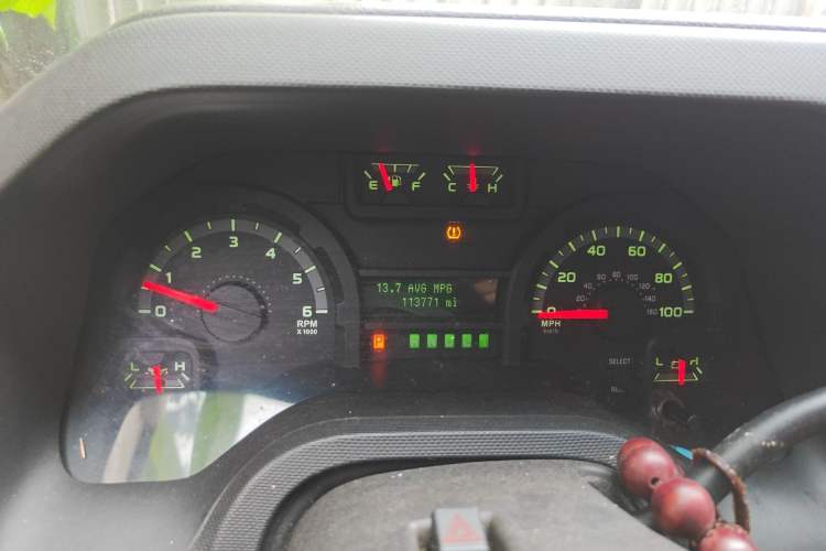 Used Ford E350  Instrument Cluster