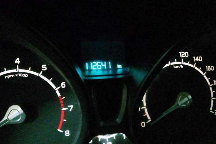 Used Ford EcoSport 2013 1.5L Automatic Fashion Model Odometer Close Up