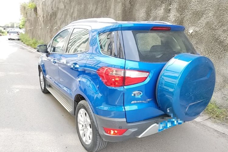 Used Ford EcoSport 2013 1.5L Automatic Prestige Model Rear Left 45 Deg