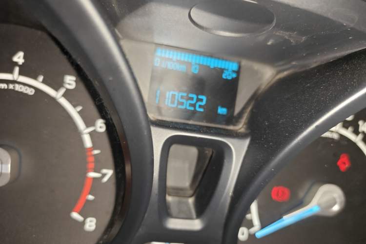 Used Ford EcoSport 2013 1.5L Manual Comfort Model Odometer Close Up