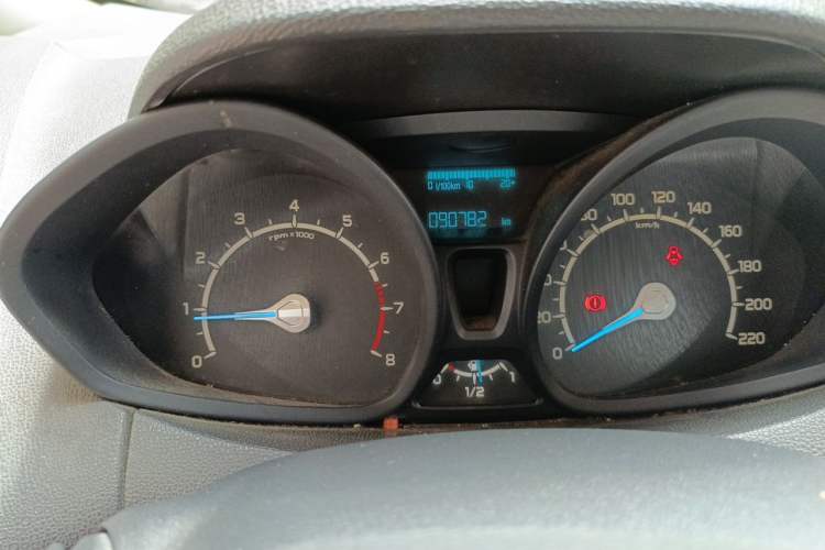 Used Ford EcoSport 2013 1.5L Manual Comfort Model Odometer Close Up