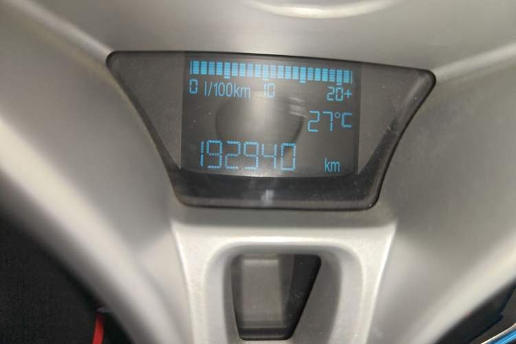Used Ford EcoSport 2013 1.5L Manual Luxury Model Odometer Close Up