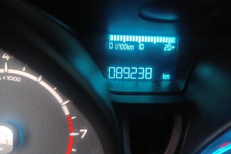Used Ford EcoSport 2013 1.5L Manual Fashion Model Odometer Close Up