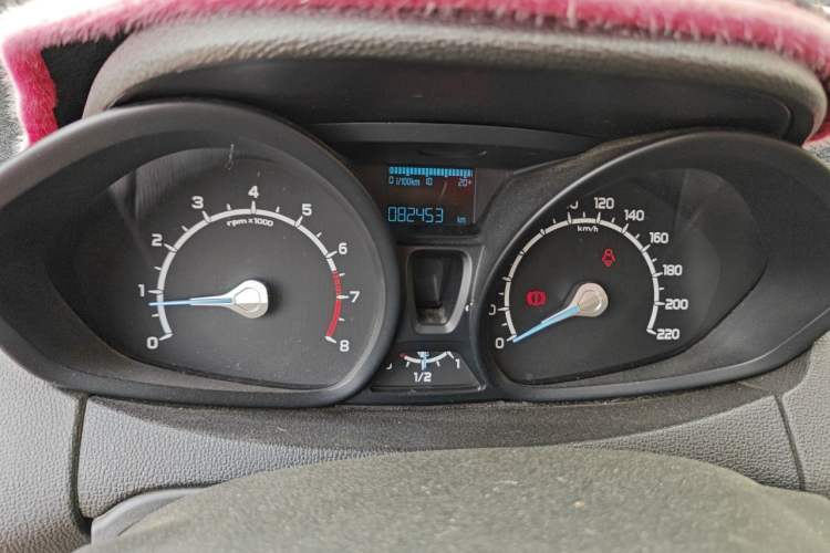 Used Ford EcoSport 2013 1.5L Manual Comfort Model Odometer Close Up