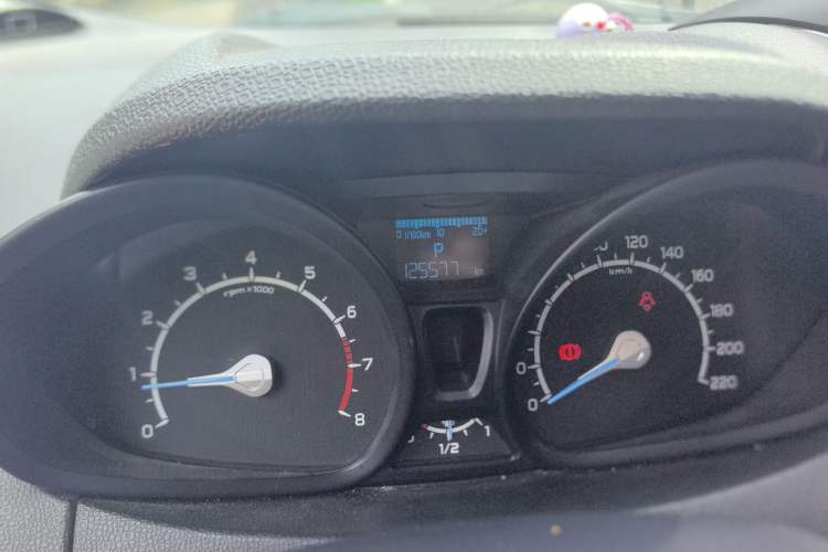 Used Ford EcoSport 2013 1.5L Automatic Fashion Model Odometer Close Up