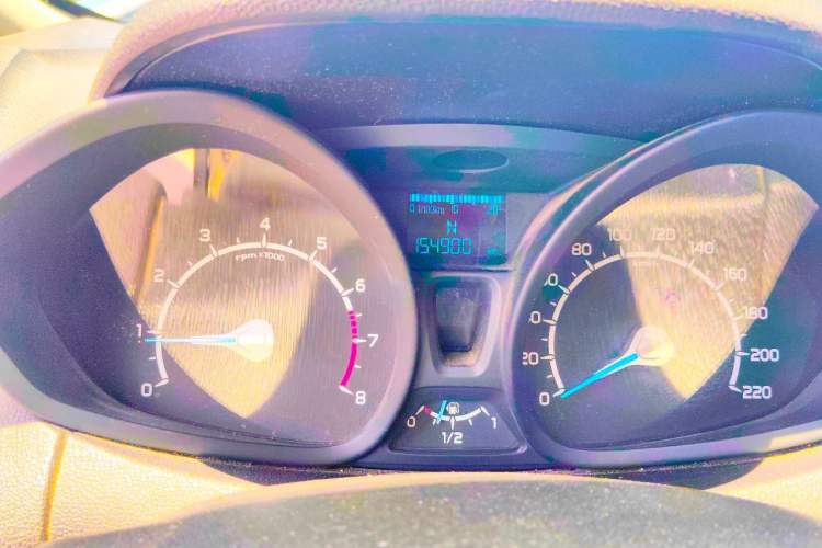 Used Ford EcoSport 2013 1.5L Automatic Fashion Model Odometer Close Up