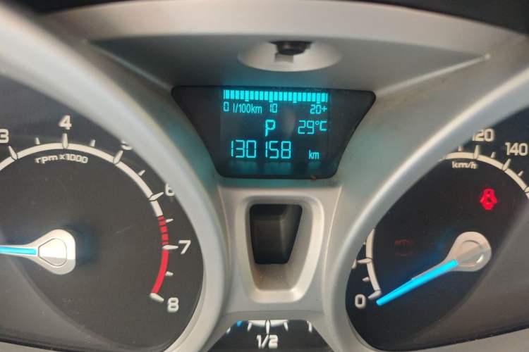 Used Ford EcoSport 2013 1.5L Automatic Prestige Model Odometer Close Up