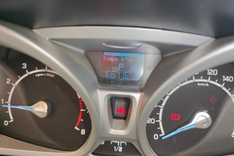 Used Ford EcoSport 2013 1.5L Automatic Prestige Model Odometer Close Up