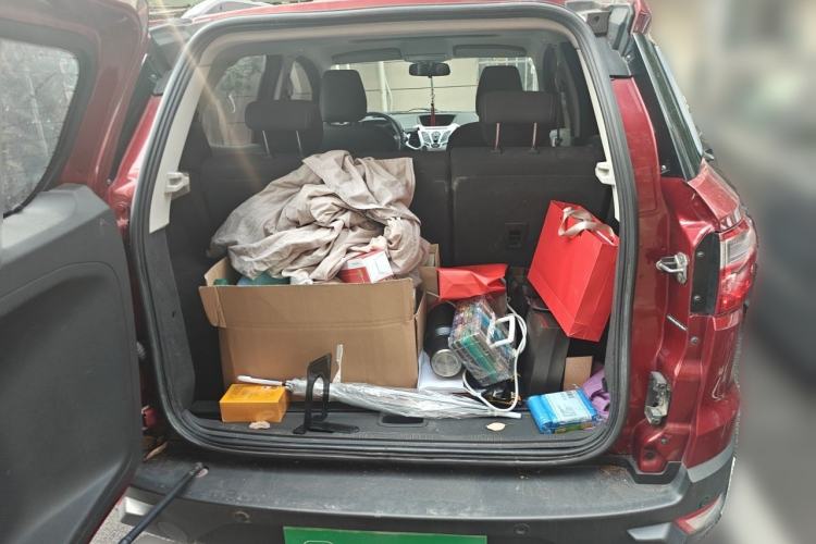 Used Ford EcoSport 2013 1.5L Automatic Prestige Model Trunk