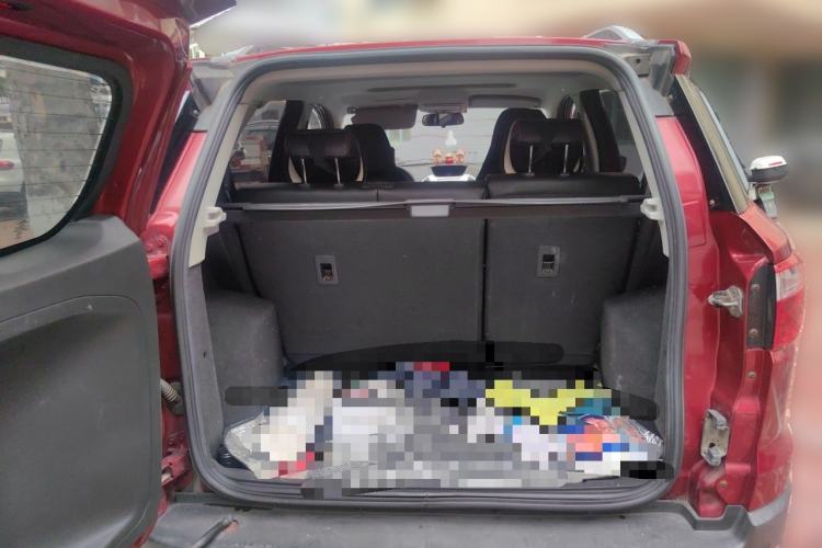 Used Ford EcoSport 2013 1.5L Automatic Prestige Model Trunk