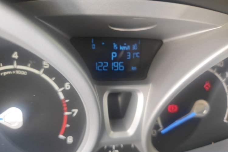 Used Ford EcoSport 2013 1.5L Automatic Prestige Model Odometer Close Up