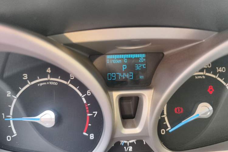 Used Ford EcoSport 2013 1.5L Automatic Prestige Model Odometer Close Up