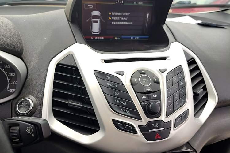 Used Ford EcoSport 2013 1.5L Automatic Prestige Model Audio And AC Panel