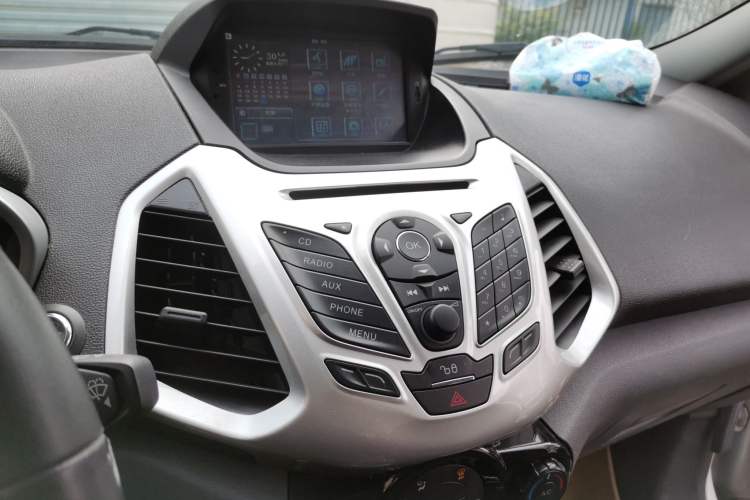 Used Ford EcoSport 2013 1.5L Automatic Prestige Model Audio And AC Panel
