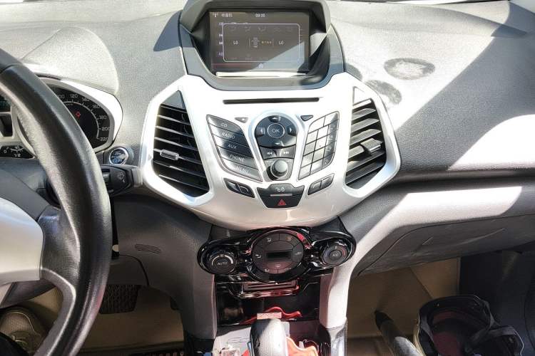 Used Ford EcoSport 2013 1.5L Automatic Prestige Model Audio And AC Panel