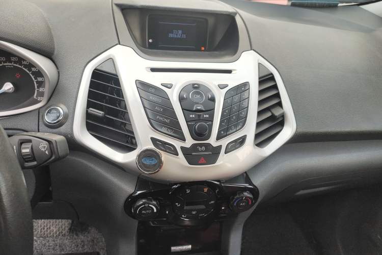 Used Ford EcoSport 2013 1.5L Automatic Prestige Model Audio And AC Panel