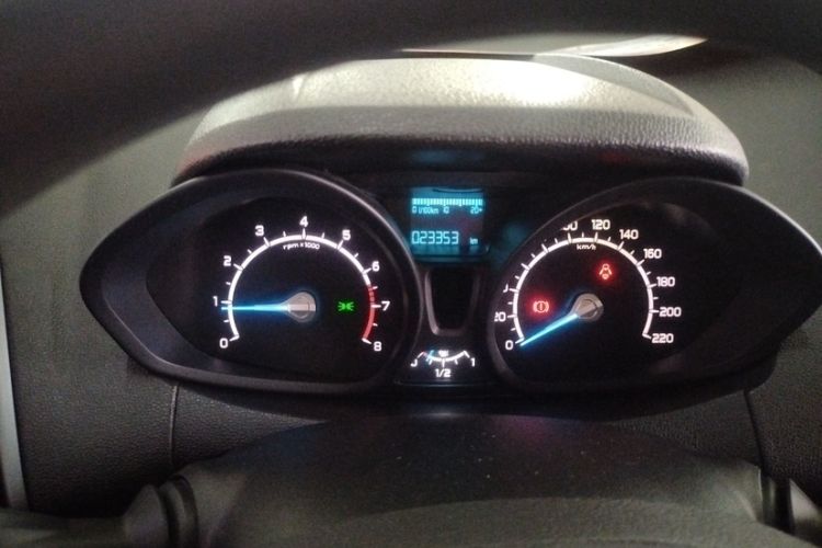 Used Ford EcoSport 2013 1.5L Manual Comfort Model Odometer Close Up