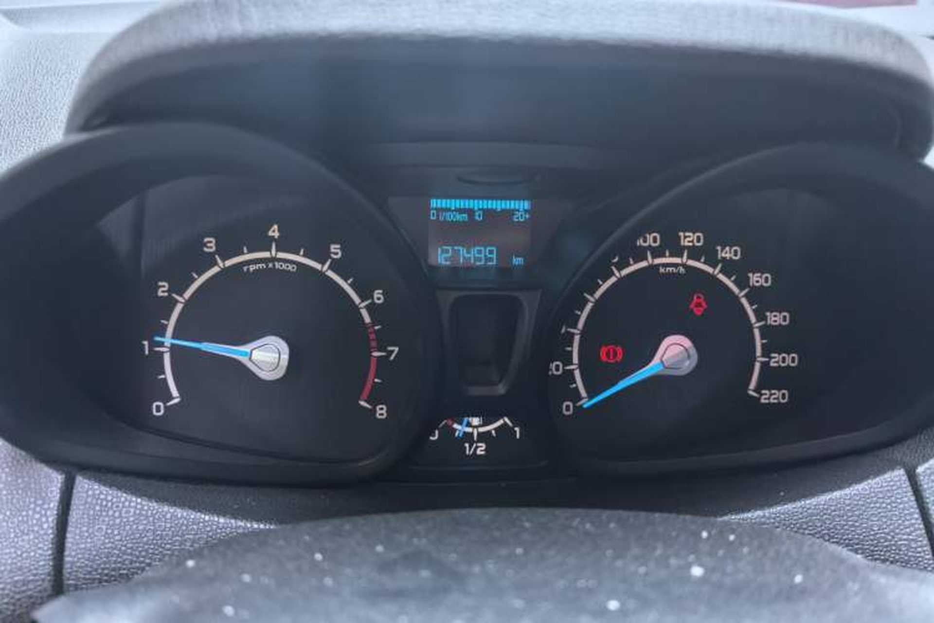Used Ford EcoSport 2013 1.5L Manual Comfort Model Odometer Close Up
