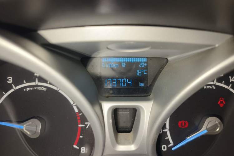 Used Ford EcoSport 2013 1.5L Manual Luxury Model Odometer Close Up
