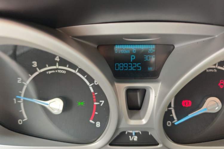 Used Ford EcoSport 2013 1.5L Automatic Prestige Model Odometer Close Up