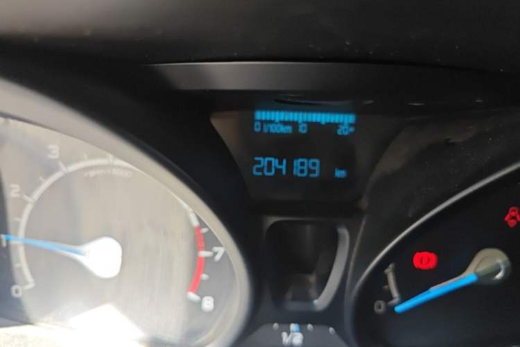Used Ford EcoSport 2013 1.5L Manual Comfort Model Odometer Close Up
