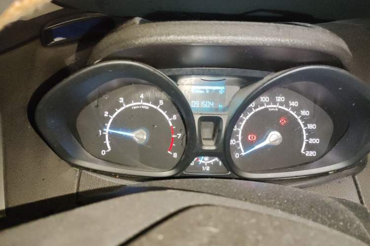 Used Ford EcoSport 2013 1.5L Manual Comfort Model Odometer Close Up