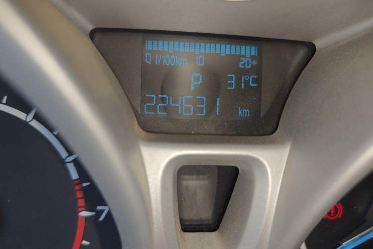 Used Ford EcoSport 2013 1.5L Automatic Prestige Model Odometer Close Up