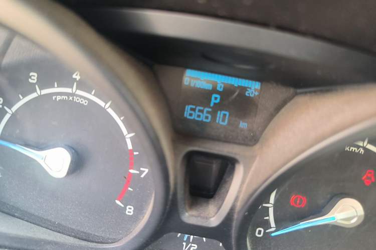 Used Ford EcoSport 2013 1.5L Automatic Fashion Model Odometer Close Up