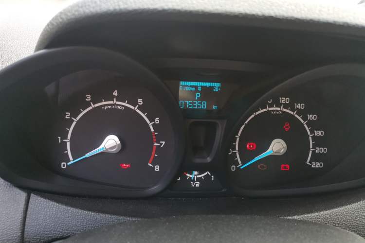 Used Ford EcoSport 2013 1.5L Automatic Prestige Model Odometer Close Up
