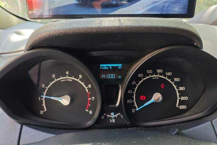 Used Ford EcoSport 2013 1.5L Manual Comfort Model Odometer Close Up