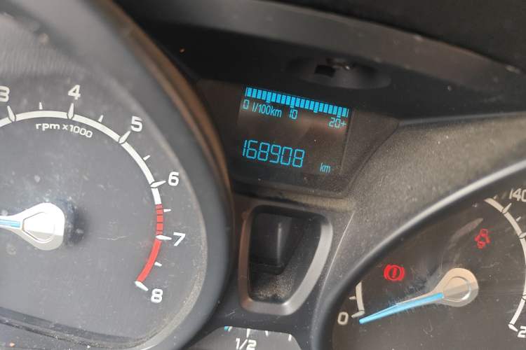 Used Ford EcoSport 2013 1.5L Manual Fashion Model Odometer Close Up
