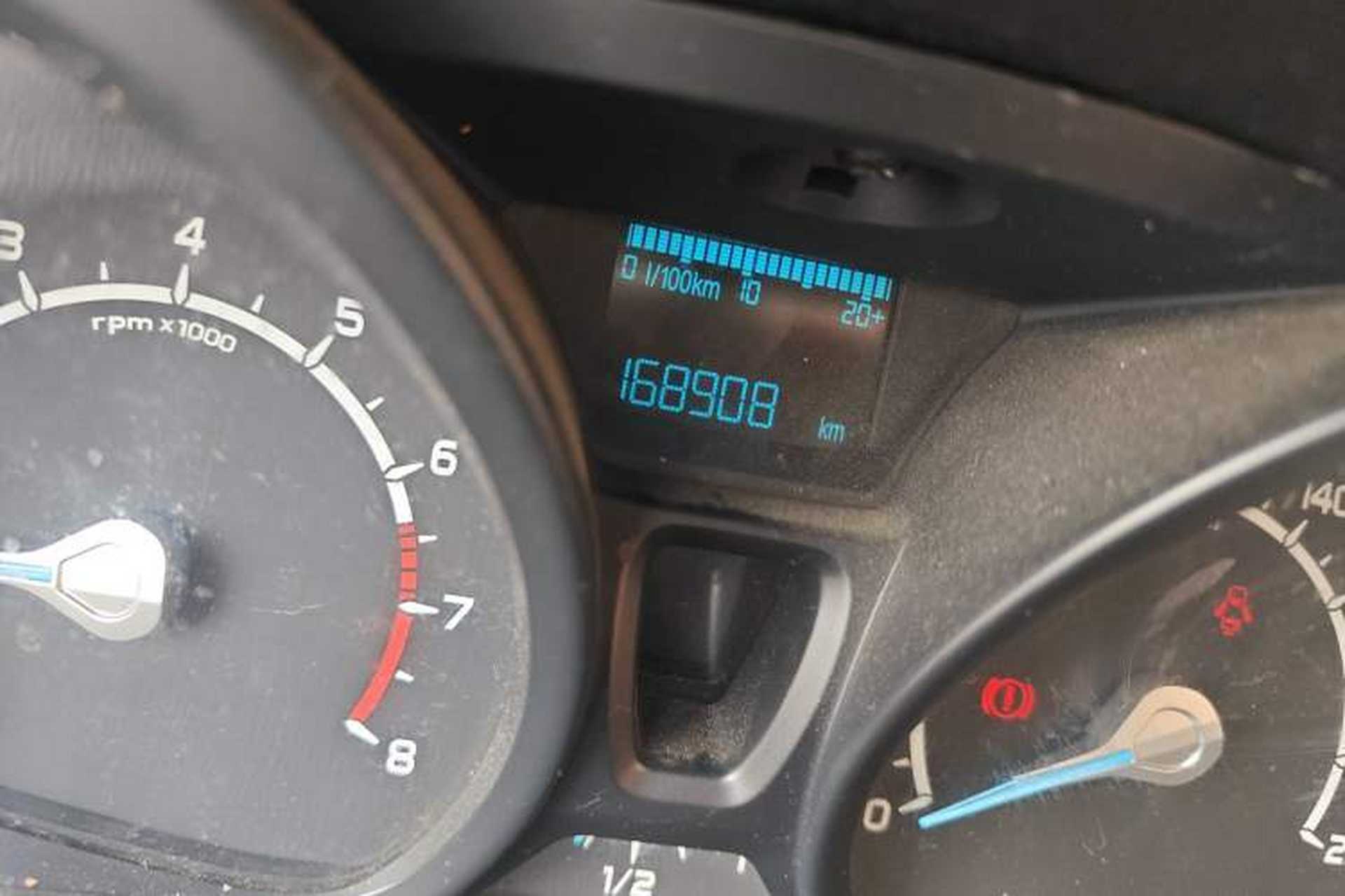 Used Ford EcoSport 2013 1.5L Manual Fashion Model Odometer Close Up