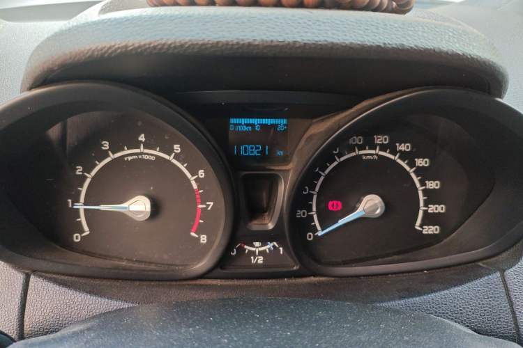 Used Ford EcoSport 2013 1.5L Manual Comfort Model Odometer Close Up