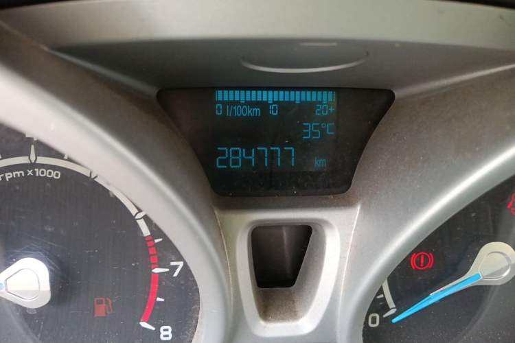 Used Ford EcoSport 2013 1.5L Manual Luxury Model Odometer Close Up