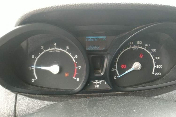 Used Ford EcoSport 2013 1.5L Manual Comfort Model Odometer Close Up
