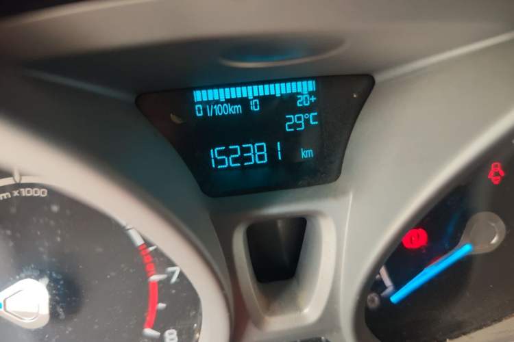 Used Ford EcoSport 2013 1.5L Manual Luxury Model Odometer Close Up