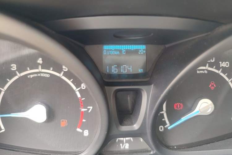 Used Ford EcoSport 2013 1.5L Manual Comfort Model Odometer Close Up