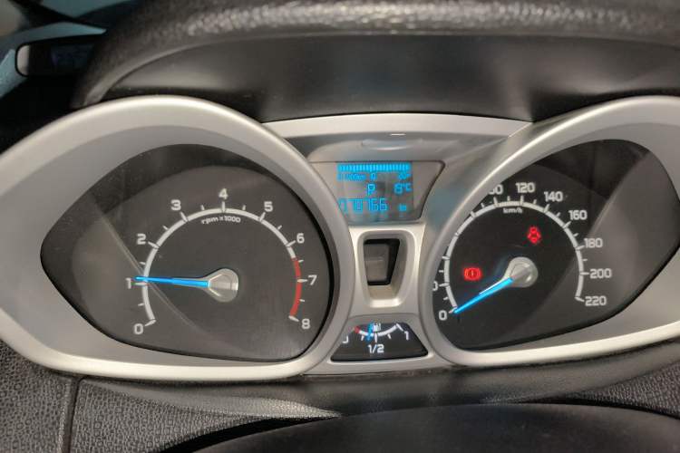 Used Ford EcoSport 2013 1.5L Automatic Prestige Model Odometer Close Up