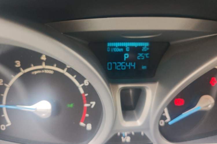 Used Ford EcoSport 2013 1.5L Automatic Prestige Model Odometer Close Up