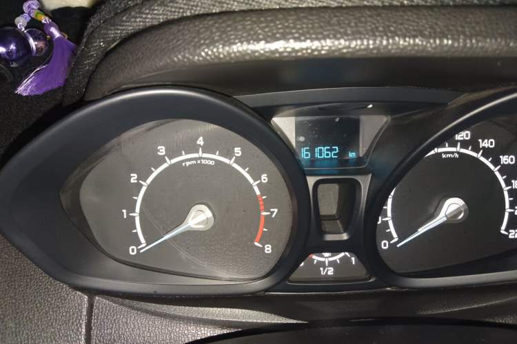 Used Ford EcoSport 2013 1.5L Manual Comfort Model Odometer Close Up