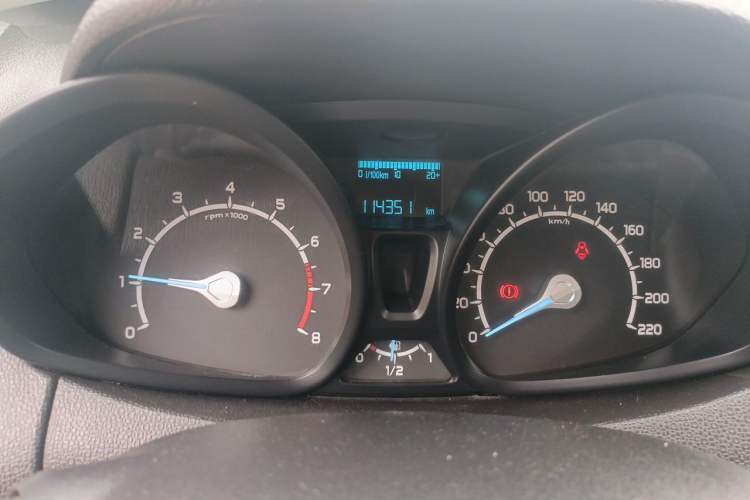 Used Ford EcoSport 2013 1.5L Manual Comfort Model Odometer Close Up