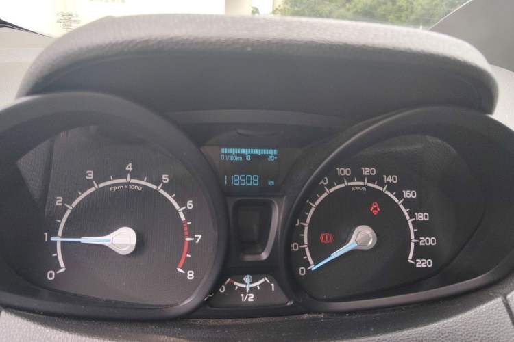 Used Ford EcoSport 2013 1.5L Manual Comfort Model Odometer Close Up