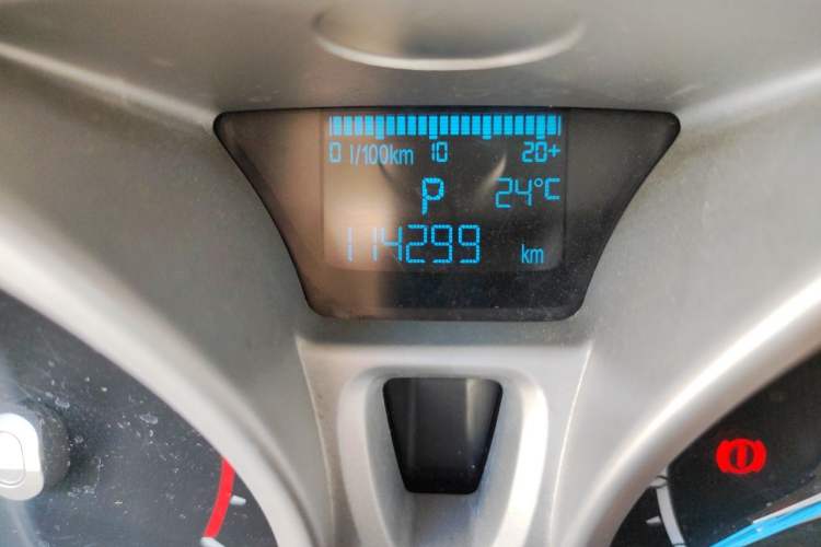 Used Ford EcoSport 2013 1.5L Automatic Prestige Model Odometer Close Up