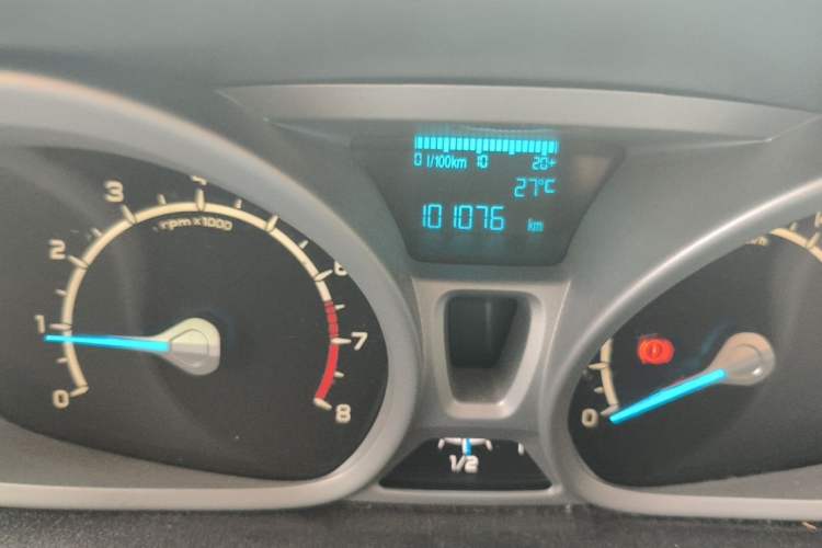 Used Ford EcoSport 2013 1.5L Manual Luxury Model Odometer Close Up