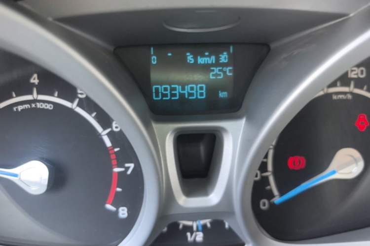 Used Ford EcoSport 2013 1.5L Manual Luxury Model Odometer Close Up