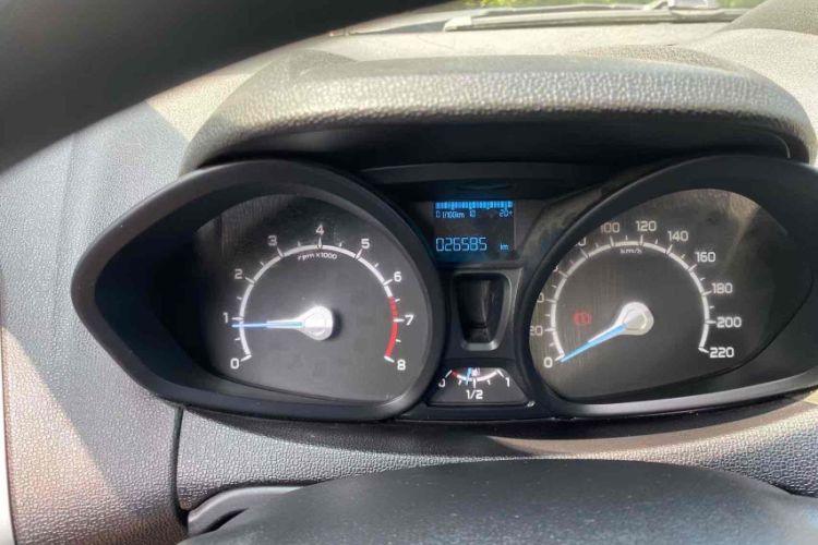 Used Ford EcoSport 2013 1.5L Manual Comfort Model Odometer Close Up