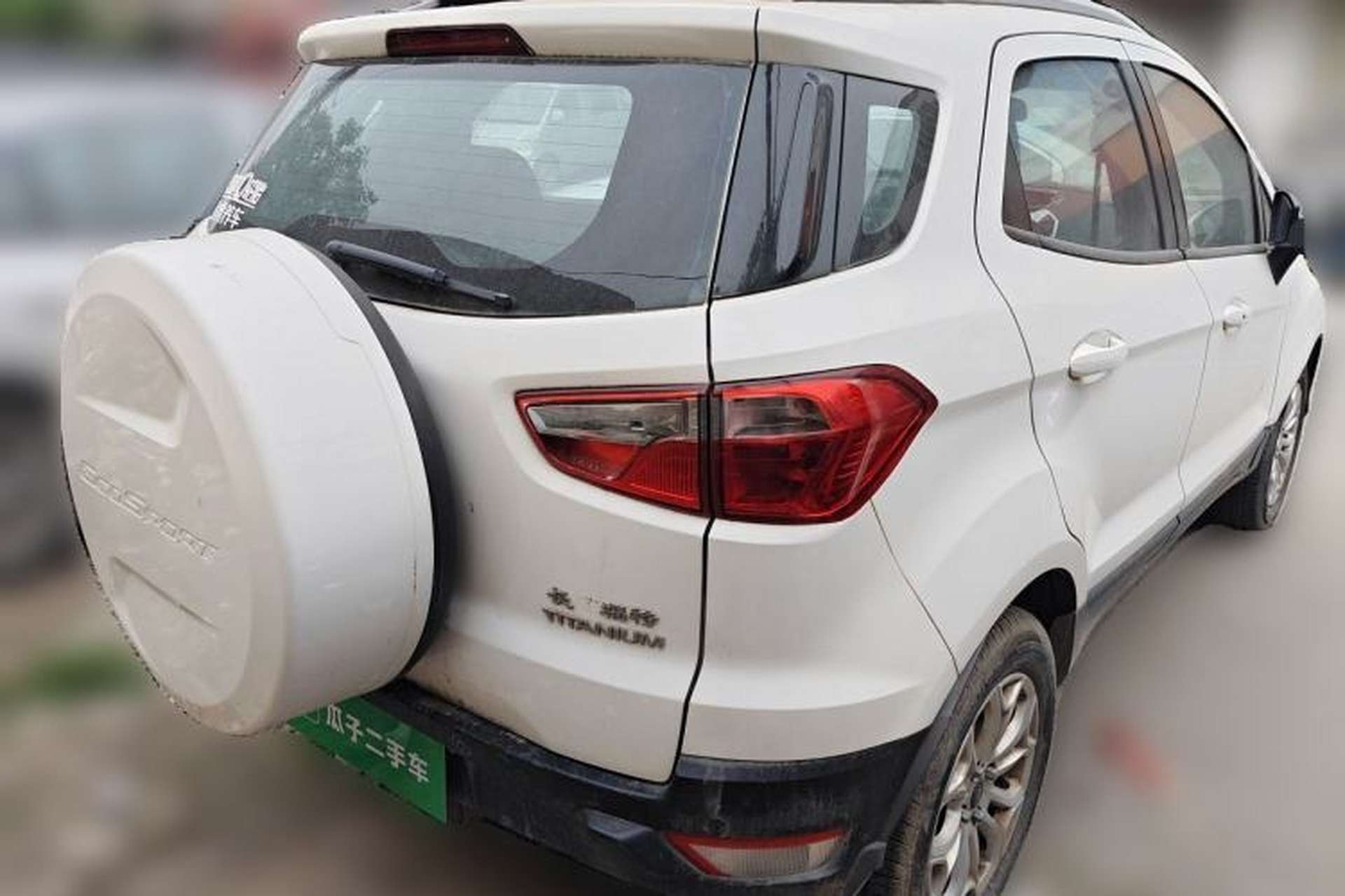 Used Ford EcoSport 2013 1.5L Automatic Prestige Model Rear Right 45 Deg