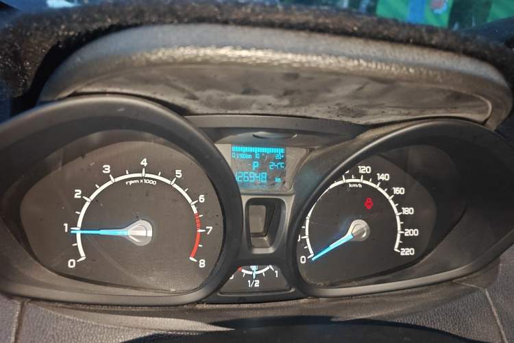 Used Ford EcoSport 2017 1.5L Automatic Trend Model Odometer Close Up