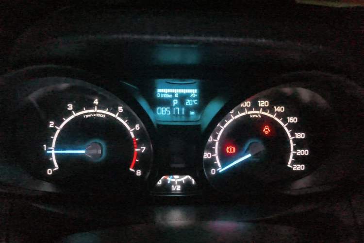 Used Ford EcoSport 2017 1.5L Automatic Trend Model Odometer Close Up